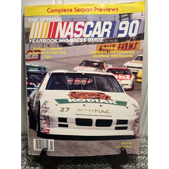 The Official NASCAR 1990 Preview and Press Guide Racing Magazine Great Con. - Picture 1 of 8